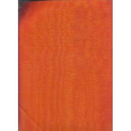Silk organza 54quot; wide orange gold shot