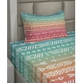 thumbnail image 2 of Ambesonne Colorful Fitted & Top Sheet Set with Sham, Bohemian Native Arrow, Multicolor, 2 of 4