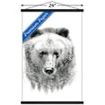 thumbnail image 3 of Bear - Trees Wall Poster with Wooden Magnetic Frame, 22.375" x 34", 3 of 3