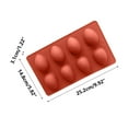 thumbnail image 3 of NSESSHome Easter Egg Chocolate Moulds, 8 Cavity Easter Egg Shape Silicone Mould DIY Chocolate Pastry Cake Baking Mould, for Chocolate Pudding Jelly Muffin Cups, Kitchen Baking Decoration, 3 of 9