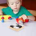 thumbnail image 2 of Wooden Building Blocks Puzzle Board Game for Kids Thinking Training Learning Toy for Family Interaction and Tabletop Games, 2 of 6