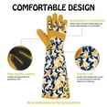 thumbnail image 4 of Qweryboo Gardening Gloves for Women Rose Pruning Thorn Proof Breathable Touchscreen Long Forearm Protection Garden Gloves(Yellow), 4 of 7