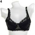 thumbnail image 2 of Bueautybox Women Lace Bra Padded Bralette Wirefree Deep V Plunge Push Up Bra, Comfortable Thin Mold B Cup, 2 of 7