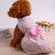 thumbnail image 4 of Adorable vestido para perro con lazo floral y tutú para mascotas, gatos, bodas, ropa informal para perros, suministros para mascotas - Talla L (rosa), 4 of 5