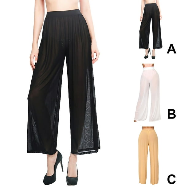 Soidarity Pantalones de playa para mujer, ropa de baño, cintura