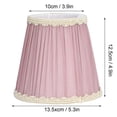 thumbnail image 2 of 3PCS Cloth Lamp Shade E14 ClipOn Lampshade for Candle Chandelier Wall Lamp Table Light Indoor Decor(Light Purple ), 2 of 4
