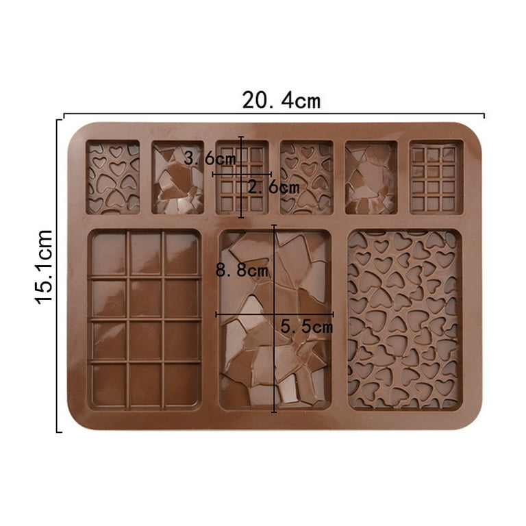 Nonstick Candy Jelly Molds Chocolate Molds Soap Molds，Food Grade