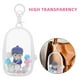 thumbnail image 4 of bolsas transparentes para exhibir figuras, con llavero, para guardar muñecas pequeñas y portátiles, de PVC, para coleccionistas de minifiguras., 4 of 7