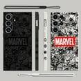 thumbnail image 4 of Marvel Logo Case for Samsung Galaxy S21 Ultra S22 Ultra 5G S23 S20 FE S24 Plus S22 Ultra S21 Luxury Square Liquid Cover, 4 of 5