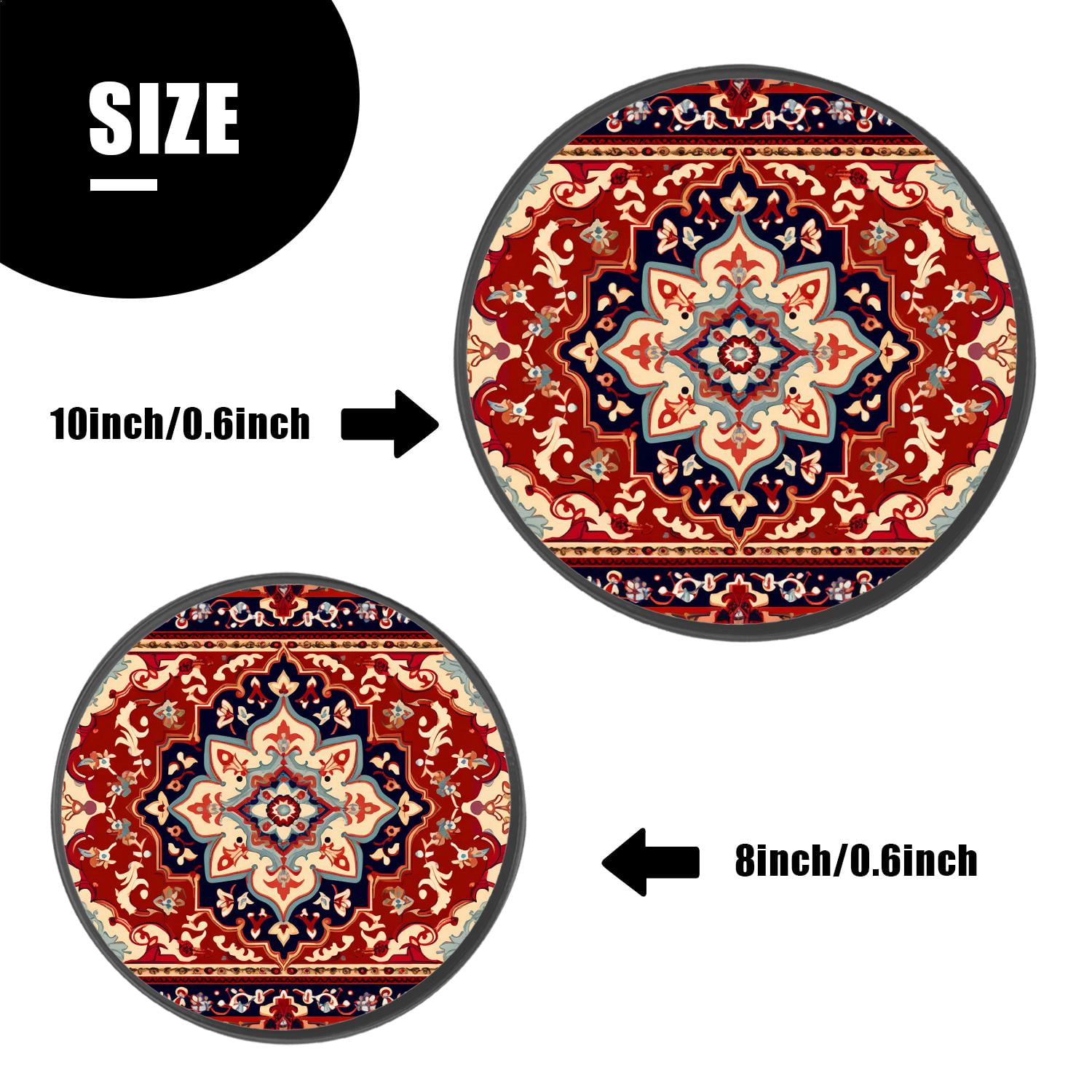 Stove Burner Covers 4 Pcs for Home Decor Cooktop Decorative ,Abstract tribal modern ornament background Drawing, Round Electric Stove Burner Covers 8Inch And 10Inch