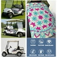 thumbnail image 6 of 51" x 31" Mandala Inspired Golf Cart Seat Towel, Microfiber Cover for EZGO, Club Car, Yamaha Models, 6 of 8