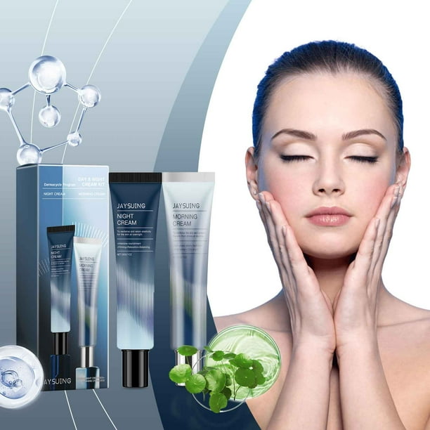 Set de Cremas Faciales | Dúo Hidratante Día y Noche | Crema Escudo para Todo el Día 31 + Crema Renovadora Nocturna 102 | Fórmula Hidratante con Extractos Vegetales | Nutrición Anti-Edad | 60g Total