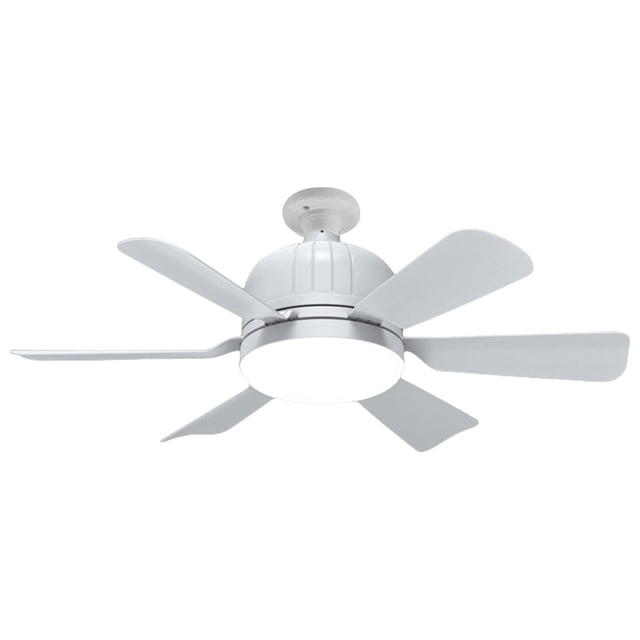 Lámpara Ventilador Creativa Ventiladores Techo 40W E27 3 Colores Ajustables para Sala Estar