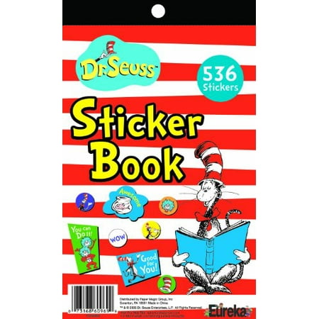 UPC: 0073168609699 | Eureka Cat in the Hat Sticker Book 5 3/4 x 9 3/8 536/PK 4 PK/BD EU-609690