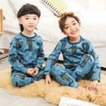 thumbnail image 3 of Pijamas de algodón para niños y niñas, ropa de dormir de Navidad, de animales, 3 of 4