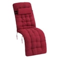 thumbnail image 4 of YEERSWAG Chair Cushion 67"x21" Red Solid Print Rocking Chair Cushions Outdoor Seating Cushions, UV Resistant, 4 of 10