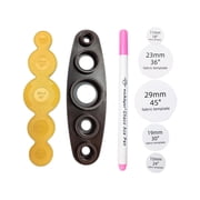 Abbraccia Button Maker Tool Portable Fabric Covered Button for Shirt Down Jacket Jeans Without Button