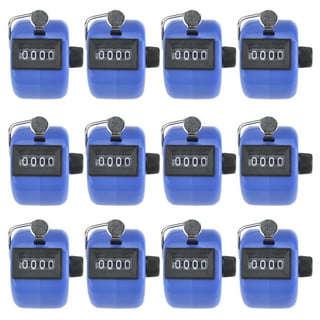 FAIOIN Handheld Tally Counter Number Count Clicker Counter Hand Mechanical  Counters Clicker Pitch Counter for Coaching- Knit 