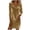 Beige, variant on Women Velvet Shift Mini Dress, Collared V‑Neck Partial Placket Long Sleeve Dress, Soft Stretchy Fabric Straight Short Dress for Evening Cocktail Party Gathering Khaki,S