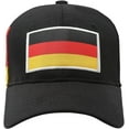 thumbnail image 2 of ISG Brands Country World Cap Side Flag [Germany, Black], 2 of 3
