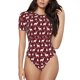 thumbnail image 1 of Balery Christmas And New Year Body de cuello redondo de manga corta para mujer Tops de manga corta Tops básicos-XX-Large, 1 of 7