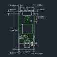 thumbnail image 2 of LoRa32 V2.1-1.6 Version 915Mhz ESP-32 SMA CH9102F LoRa OLED 0.96 Inch SD Card Bluetooth WIFI Module,1x LoRa Module(Without memory card) 1x Power Cable(Jst 2pin 1.25mm) 1x Antenna 2x Pin, 2 of 6