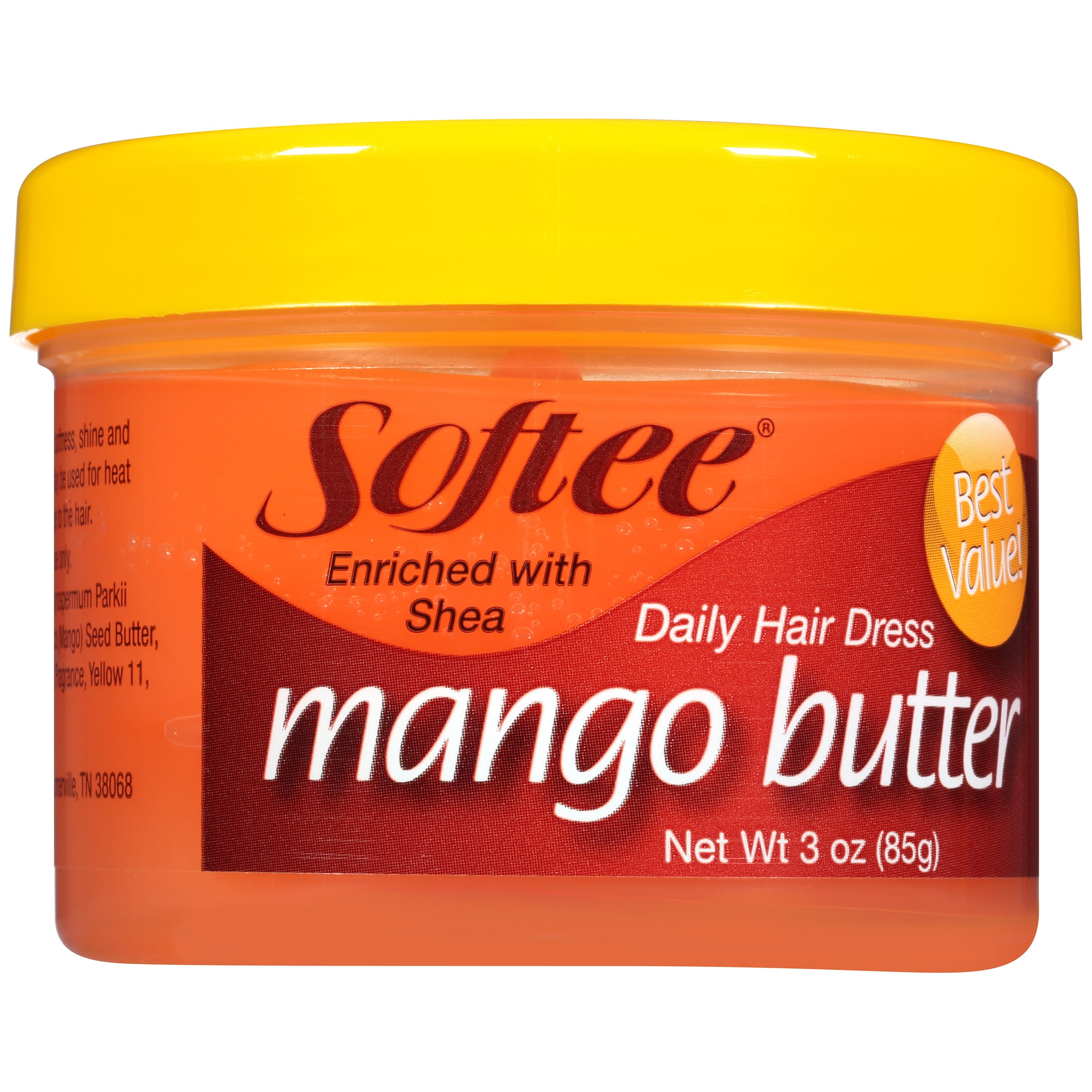 Softee Mango Butter Daily Hair Dress, 3 oz 