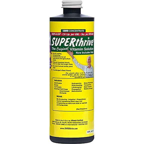 SUPERthrive VI30155 Plant Vitamin Solution, 1 Pint
