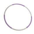 thumbnail image 4 of Weighted Hula Rings, Detachable Hula Rings Portable  for Playing 6 Sections Purple Gray, 4 of 5