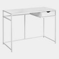 thumbnail image 3 of Monarch Specialties I 7570 42 in. Metal Computer Desk, White - White, 3 of 4