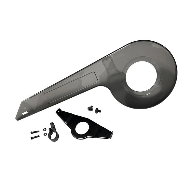 Protector de cadena de bicicleta, Protector de plato, accesorios de bicicleta negros, rueda dentada con fijo