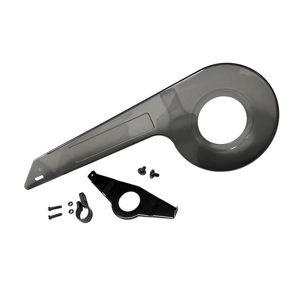 Protector de cadena de bicicleta, protector de plato, negro, accesorios para ciclismo, piñones y ruedas. con kit fijo