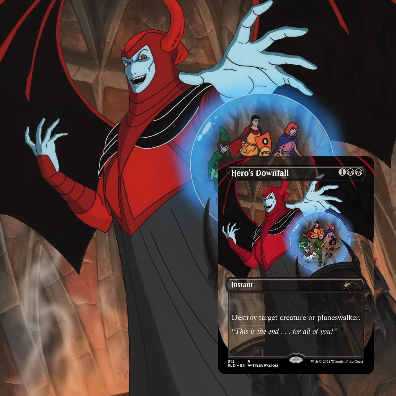 Magic: The Gathering Secret Lair: MTG All Natural Totally Refreshing Saturday Morning DND