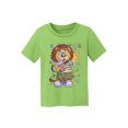 thumbnail image 1 of Camiseta de algodón de los niños de Lion Kid Kids - Lime Green - X-Small Gravity Trading Cima, 1 of 1
