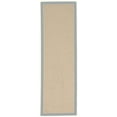 thumbnail image 1 of Athena Natural & Ice Blue 2'6" x 12' Runner, 1 of 6