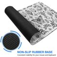 thumbnail image 6 of Long Mouse Pads for Desk,White Gothic Hand Butterfly Pattern Desk Mats on Top Of Desks, Desk Mouse Pad Extra Large with 3mm Non-Slip Base and Stitched Edge for Gaming,Office,Work,Home 31.5"x11.8", 6 of 6