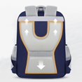 thumbnail image 5 of Large Capacity Nylon Backpack with Reflective Strips, Ergonomic Breathable Multi Compartment Daypack for School Travel Daily Use, 5 of 6