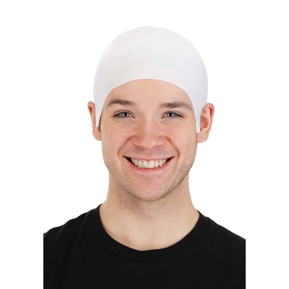 White Costume Bald Cap for Adults | Costume Accessories