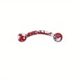 thumbnail image 1 of DOLOTTA 1Pc Surgical Steel Curved Barbell Eyebrow Rings Helix Tragus Lip Belly Button Piercing Rook Daith Earrings for Women Men, 1 of 5