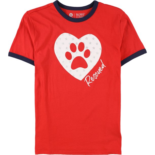 Camiseta Skechers Rescued Graphic para mujer rojo S