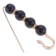thumbnail image 2 of 1 pieza Unisex Mujer Hombre Traje con Camisa Collar Pin Ropa Broche Pin Negro Sunnimix Broche de mujer, 2 of 8