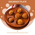 thumbnail image 3 of 2Pcs Ceramic Baking Pan Escargot Baking Plate Conch Plate Household Tableware, 3 of 8
