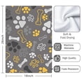 thumbnail image 3 of 2 Pcs Funny Kitchen Towels,Dog Paw and Bone Microfiber Dish Towels,Kitchen Tea Towels,Kitchen Towel Set (18" X 26"), 3 of 3