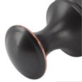 thumbnail image 2 of Simple and elegant copper wall mounted clothes hook for bathroom, hair salon, black, 2 of 4