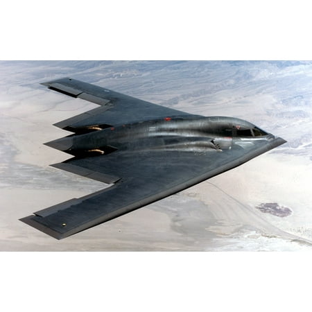 Canvas Print Military Flying Stealth Bomber Jet Airplane Stretched Canvas 10 x