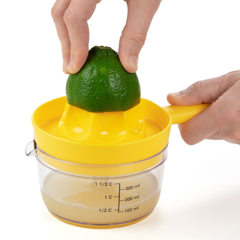 Prep Solutions Countertop Twist Juice Citrus Juicer Yellow