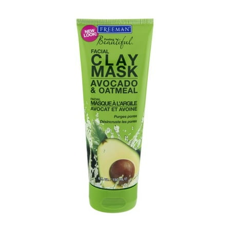 Oatmeal Facial Mask - Freeman Feeling Beautiful Avocado Oatmeal Clay Facial Mask