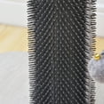 thumbnail image 6 of PetPals 25"H Scratching Post with Sisal Carpet and Groomer, Laminated Wood Base, 2 Teaser Toys, Grey, 6 of 7