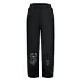 thumbnail image 4 of Lilgiuy Women Fashion Casual Printing Pocket Fold Loose Full Length Pants Alt Clothing Alternative Clothing, 4 of 4
