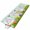Turquoise, variant on Easter Bunny 2'x6' Runner Rugs for Hallway Kitchen Bedside Non Slip Washable, Spring Cute Eggs Farmhouse Wooden Grain Entryway Rug Runners with Rubber Backing, Long Carpet Runner for Laundry Room